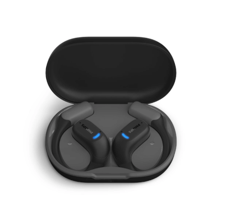 หูฟังไร้สาย PHILIPS TAA6709DG/97 หูฟังสำหรับกีฬา OPEN-EAR BLUETOOTH 5.4 สีดำ_0